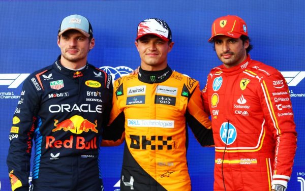 F1美国大奖赛排位赛：诺里斯杆位 维斯塔潘第二